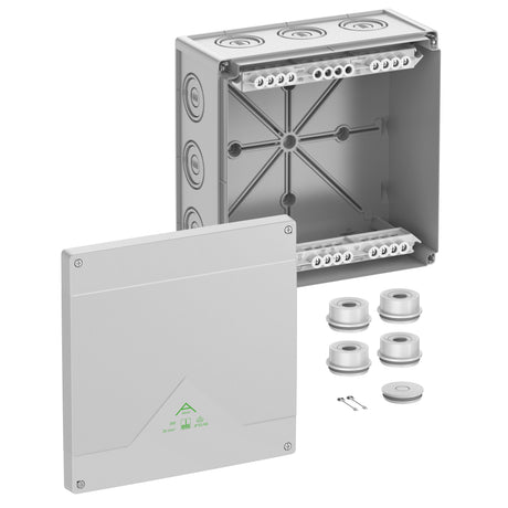 Abzweigkasten 252x252mm                           Kst gr IP55 IK07 hfr