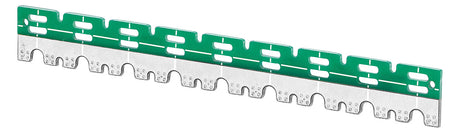 METZ CONNECT Querverbinder 10p gn steckb 110728 2A m.Berühr.schutz