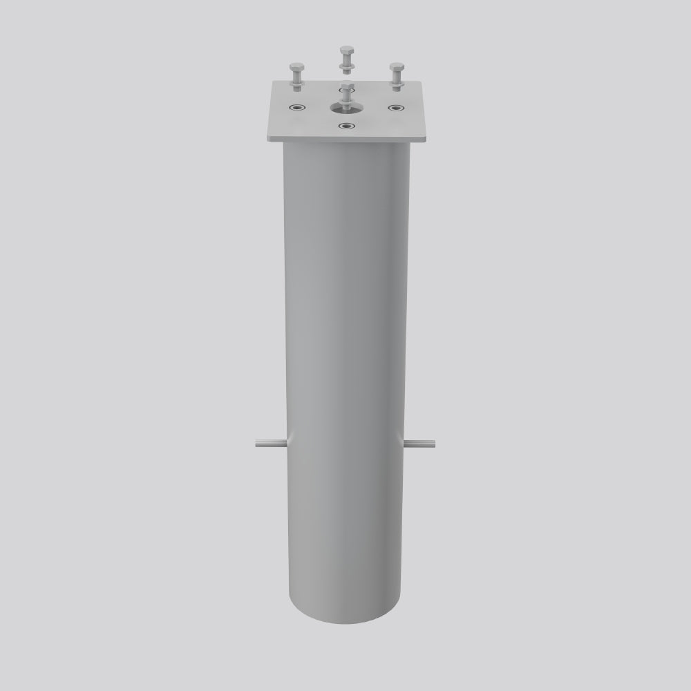 RZB Erdeinbausockel alu L156mm B156mm 982157.000 H596mm