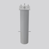 RZB Erdeinbausockel alu L156mm B156mm 982157.000 H596mm