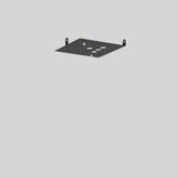 RZB Montageplatte sw Alu L132mm B130mm 982341.003.1 H18mm