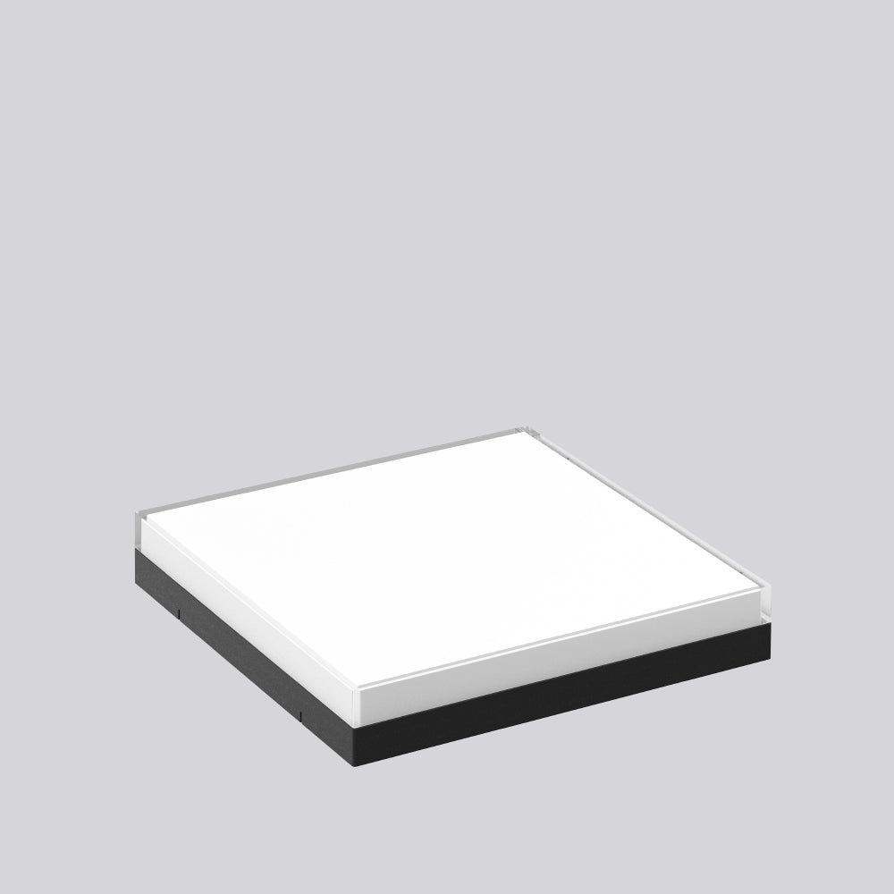 RZB Licht-Zubehör 120° ws sym dir/indir FLAT SLIM square 982676.0031 Glas