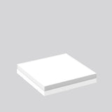 RZB Licht-Zubehör 120° ws sym dir/indir FLAT SLIM square 982676.012 Glas