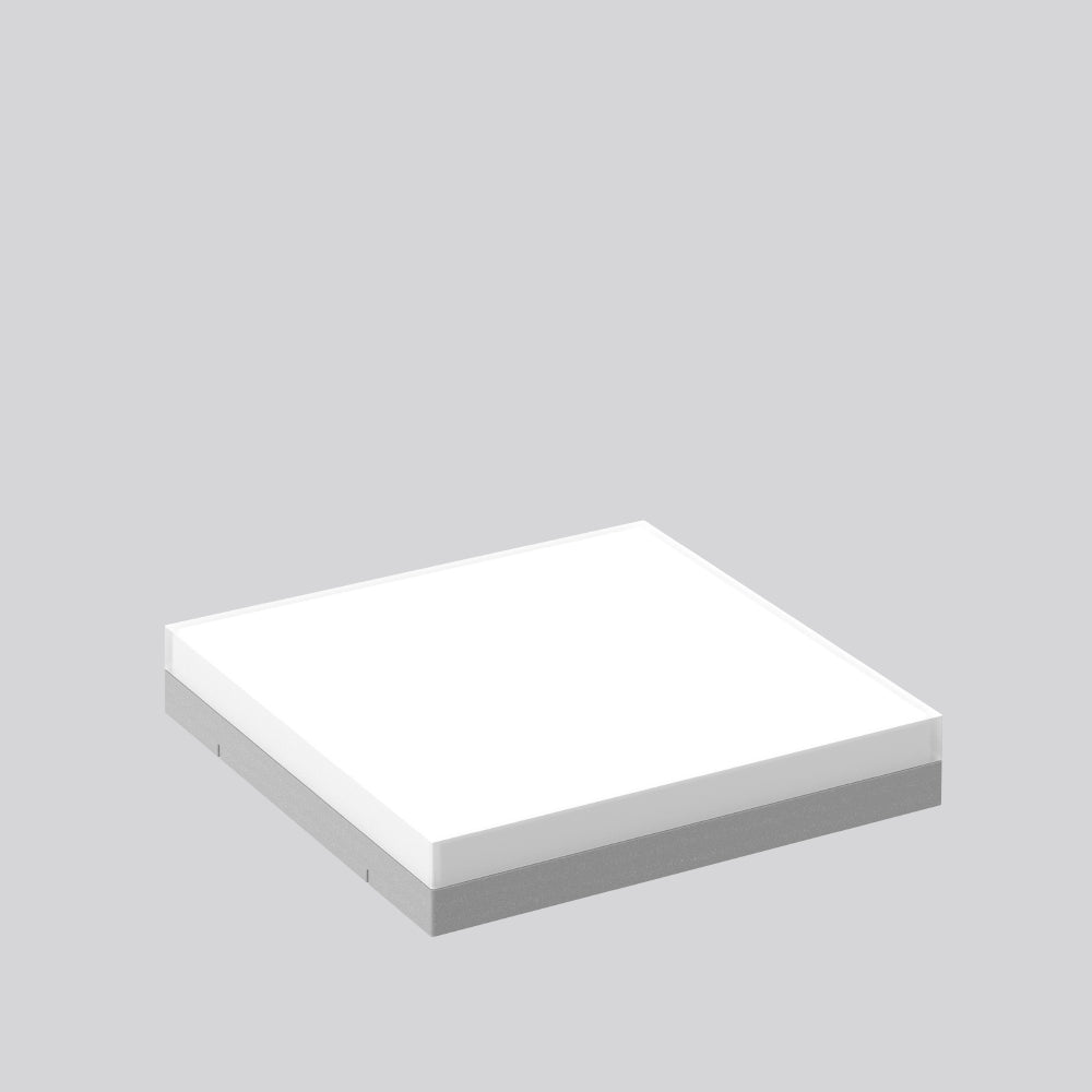 RZB Licht-Zubehör 120° ws sym dir/indir FLAT SLIM square 982676.014 Glas