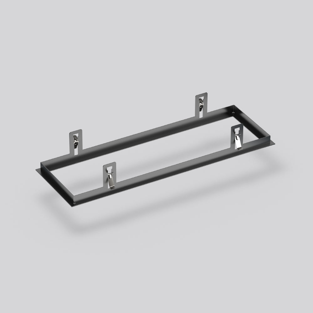 RZB Einbaurahmen sw Alu L650mm B214mm 982869.003 H2mm