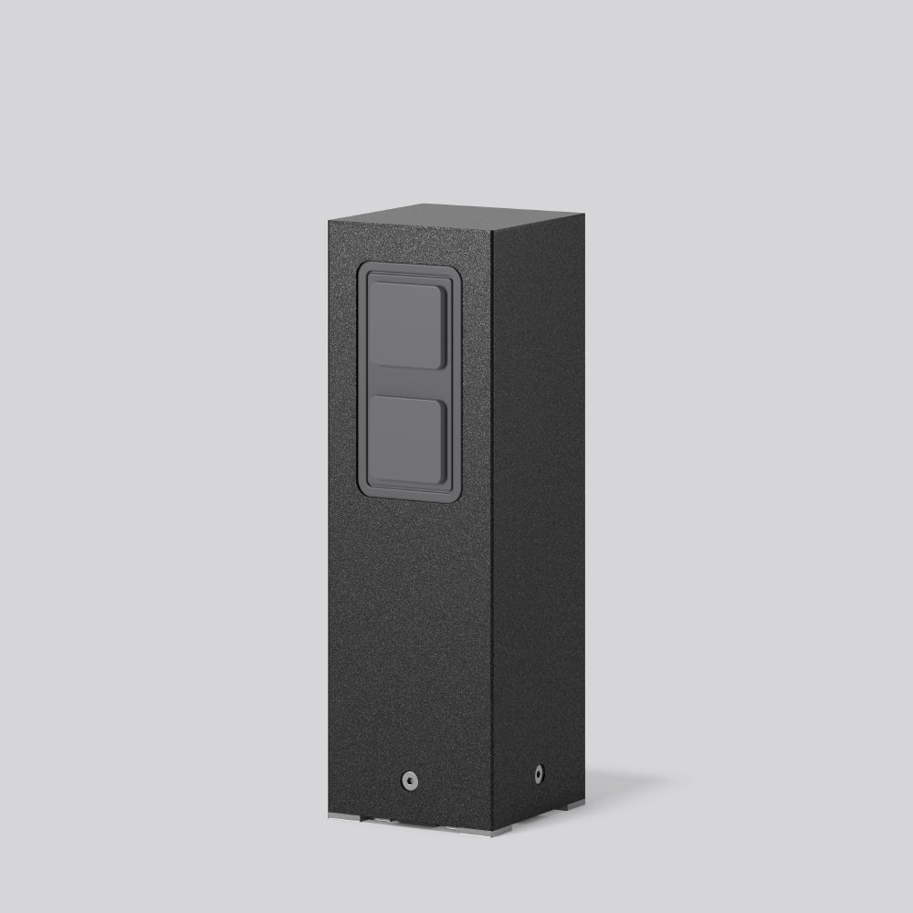 RZB Steckdosensäule Metall anth 2Steckd BOCARO 983009.0031 376x120x120mm IP44