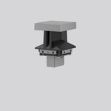 RZB LED-Pollerleuchte 26W IP66 2200K si BOCARO NOCTO 983471.004.2 1950lm Alu