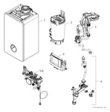 Bosch Gas-Brennwertgerät, wandhängend GC5800iW 14 P 23, mit Touch-Bedienfeld | 7736902114