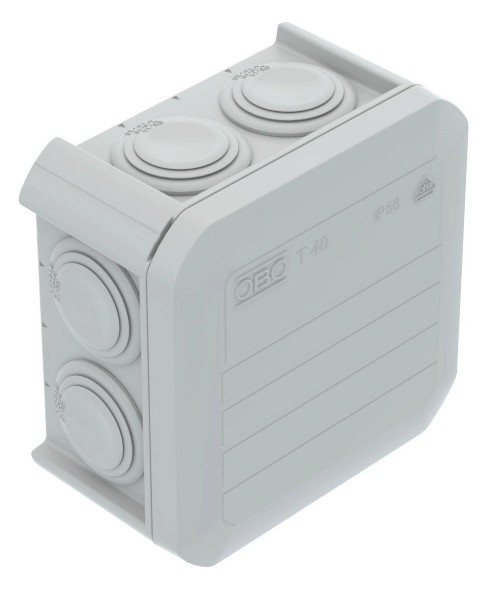 BETTERMANN Abzweigdose IP55 4qmm quadrat T 40 90x90x52mm Wand/Decke Kst hfr