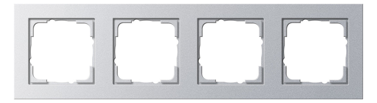 GIRA Rahmen 4f alu lack Kst f.GEB-K E2 021425