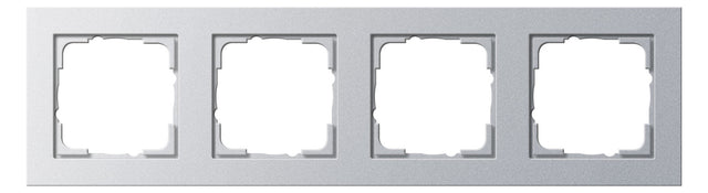 GIRA Rahmen 4f alu lack Kst f.GEB-K E2 021425