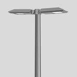 BEGA LED-Aufsatzleuchte 52W 76mm 4000K 99528AK4 7380lm si Konv Alu Gl_tr IP66
