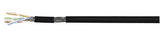 Patchkabel Cat.7 PiMF UC900MHz FLEX SS26 4P, FRNC-B, schwarz Meter