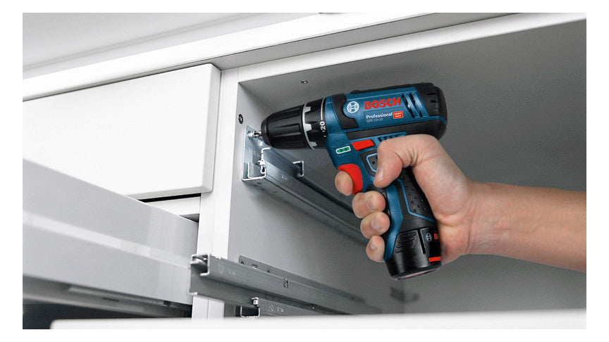 BOSCH-EW Akku-Bohrschrauber 12V 1,5Ah Professional GSR 12V-15  1-10mm 0,95kg