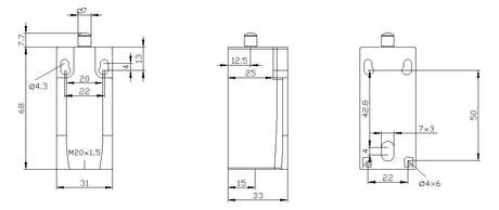 SIEMENS Einzelpositionsschalter 1S 1Ö 1W 3SE5232-0CC05 Kst Kuppenstößel