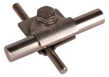DEHN SE Mehrzweckklemme V2A unbeh  10mm MVK 8.10 16 SKM10X40 FSC V2A Sechskantsc