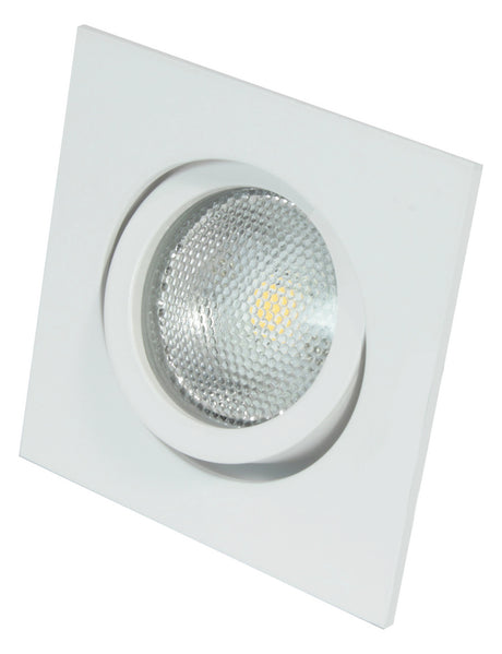 MEGATRON LED-Einbaustrahler 50W 1LED ws DECOCLIC MT75210 GU10 ws mt Alu IP20