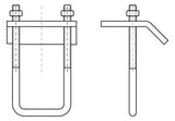 WALRAVEN Trägerklammer Strut feuerverz. f. Flansch bis 20 - f. 41 x 51/62/82/41D