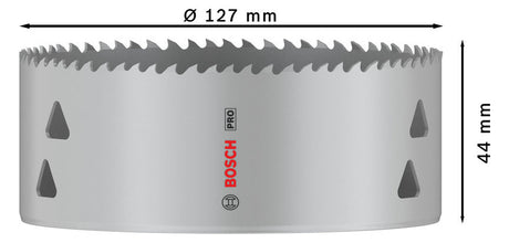 BOSCH-EW Lochsäge  127mm T44mm Gewinde LOCHSÄGE f.Gips Holz