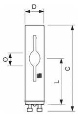 PHILIPS-LM Halogen-Metalldampflampe 20W MASTER MC CDM-Tm Elite Mini 20W/830 GU6.