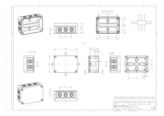 SPELSBERG Klemmenkasten 4qmm 15f Kst AP RKKi 4/15-15x4² 94x130x94mm AnbMögl hfr