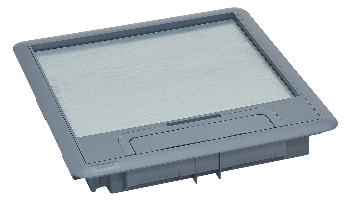 LEGRAND Geräteeinsatz Kst rechteck 1f gr Legrand 088002 m.Belagaussp 8mm unbeh