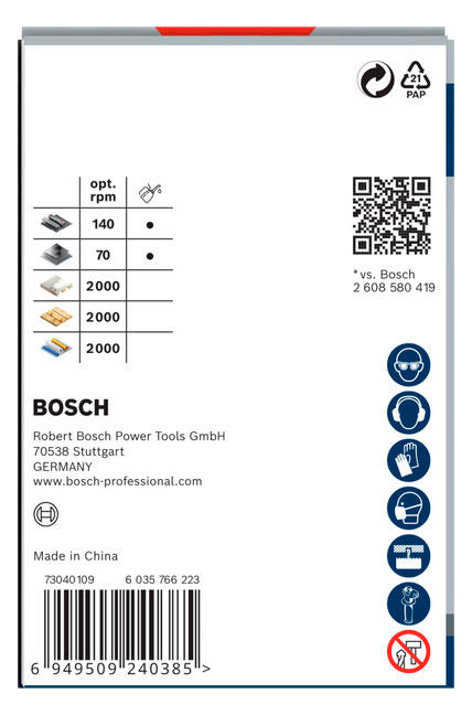 BOSCH-EW Lochsäge  60mm T44mm Sechskant LOCHSÄGE f.Gips Holz
