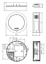 GROTHE Funk-Gong 8-4,5V/DC 85dB Kst IP20 CALIMA 100 ws 0,0002A eingeb.Batt