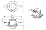 BEG Präsenzmelder 360° EB rws IP20 2300W PD4-M-HCL2-FC DALI-2 Präsenzmelder HLK