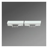 REGIOLUX Endkappe ws ST L108mm B19mm procube -CUS -1 vw RAL9016 H43mm