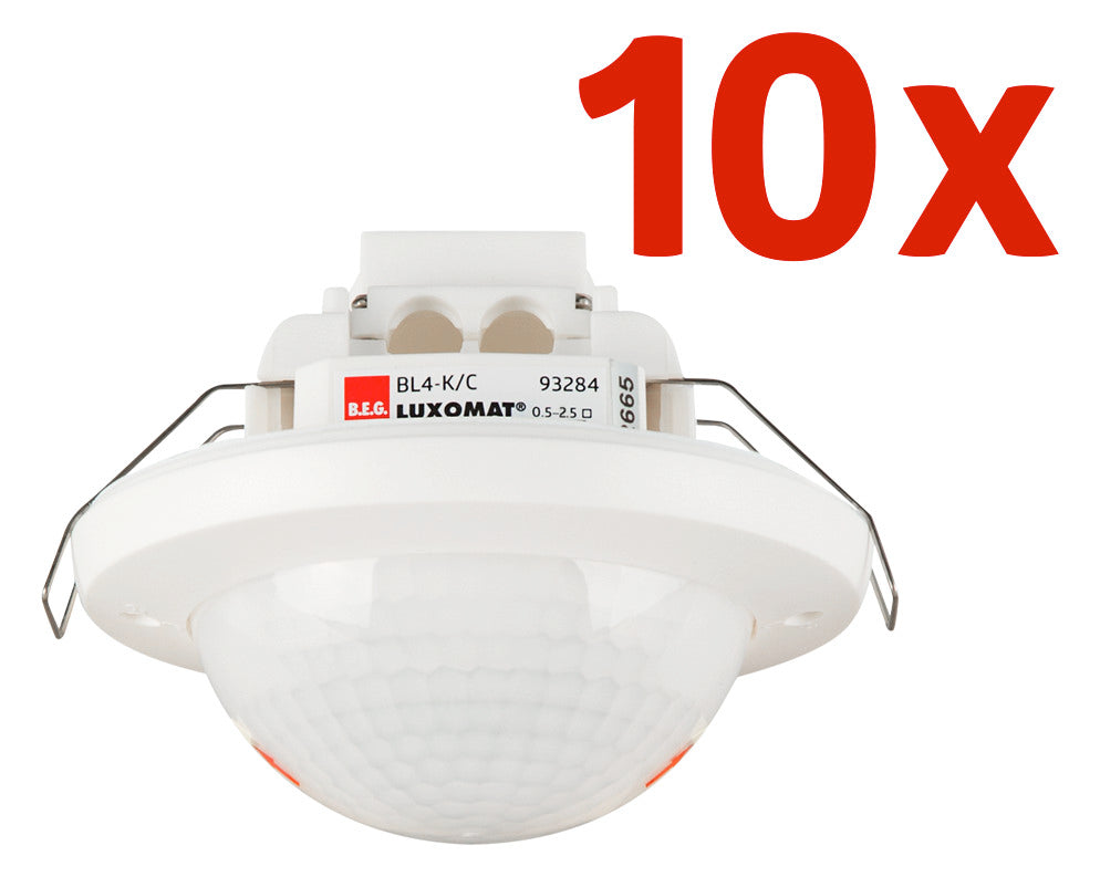 BEG Bewegungsmelder 360° EB ws BWM IP20 10 x BL4-K-DE fernb 1000W