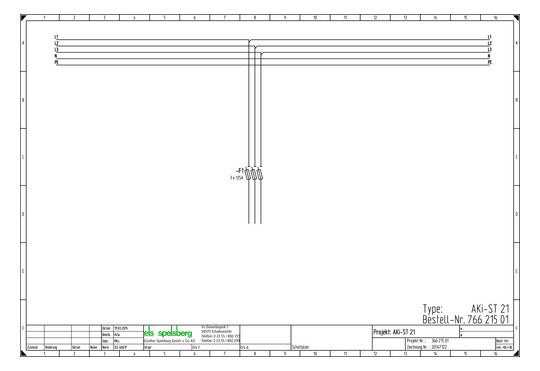 SPELSBERG Lasttrenngehäuse NH00 125A AKi-ST 21 690V 300x210x300mm IP65