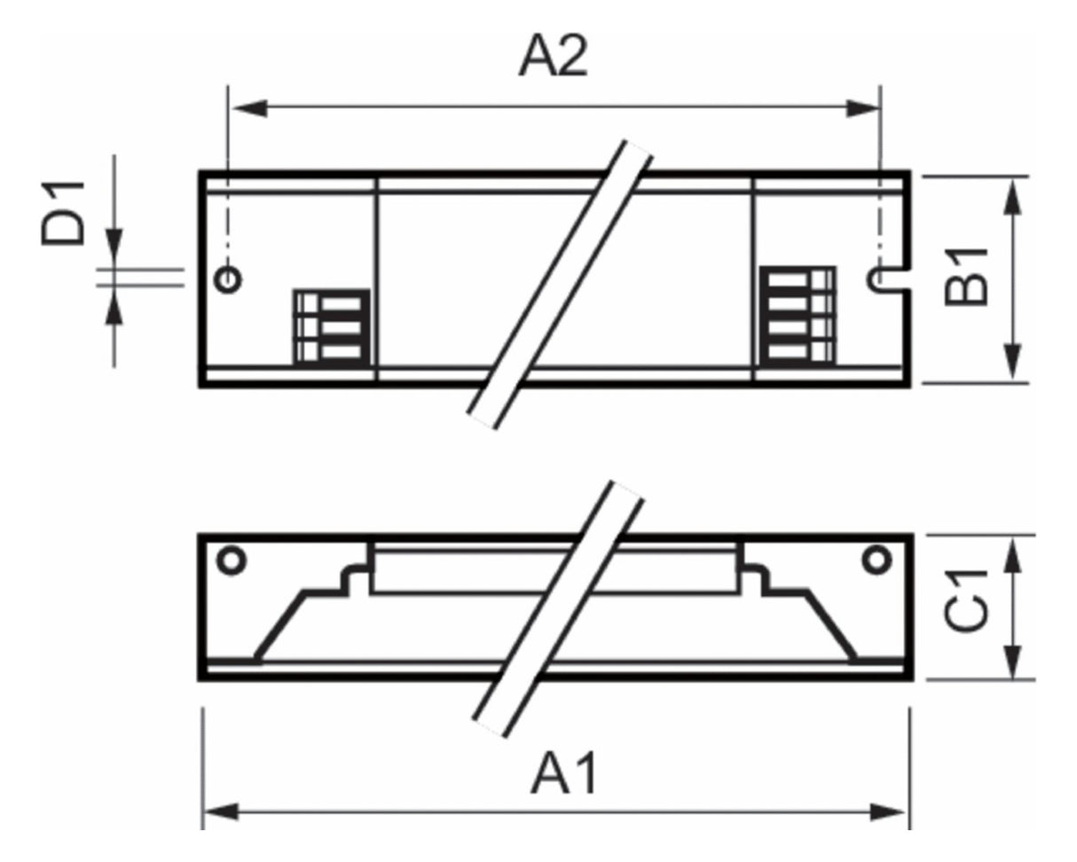 PHILIPS-LM Vorschaltgerät 4x18W elektr HF-P 3/418 TL-D III 220-240V 50/60H f.T8