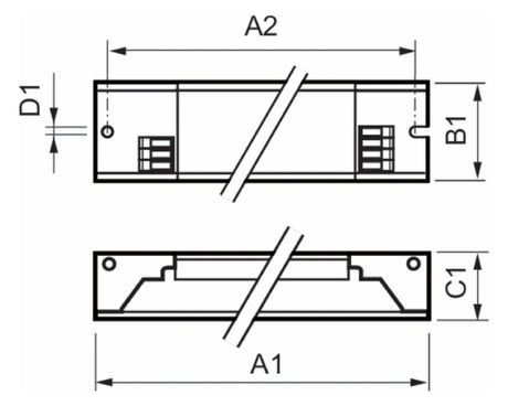 PHILIPS-LM Vorschaltgerät 36W elektr HF-P 118/136 TL-D III 220-240V 50/6 f.T8