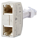 METZ CONNECT Cablesharing Adapter Cat5E 130548-01-E ISDN/T-Ring/Telefon RJ45