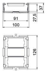 BETTERMANN Stoßverbinder LF-K 40mm Stift PLM SIC 0410 FS ST hfr f.Funkterh