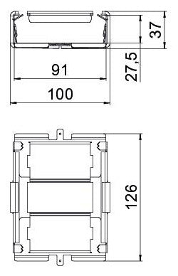 BETTERMANN Stoßverbinder LF-K 40mm Stift PLM SIC 0410 FS ST hfr f.Funkterh