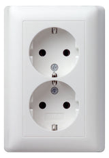 GIRA Steckdose 2f rws mt UP IP20 Standard 55 078004