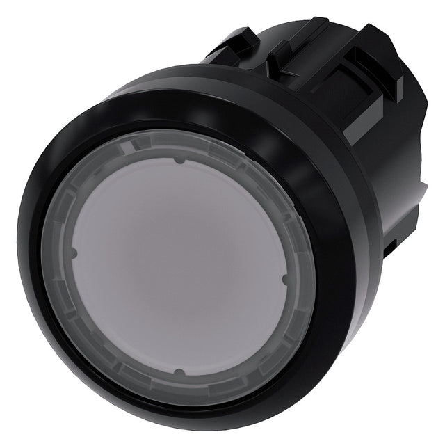 SIEMENS Drucktaster Front 1f bel.b  22mm 3SU1001-0AB70-0AA0 rnd 29,45x10,4mm