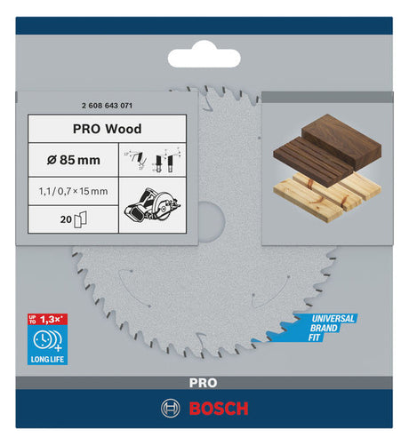 BOSCH-EW Kreissägeblatt  85mm 2608643071