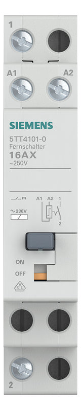 SIEMENS Stromstoßschalter 230VAC 1TE 16A 5TT4101-0 250V REG mech.Schalt