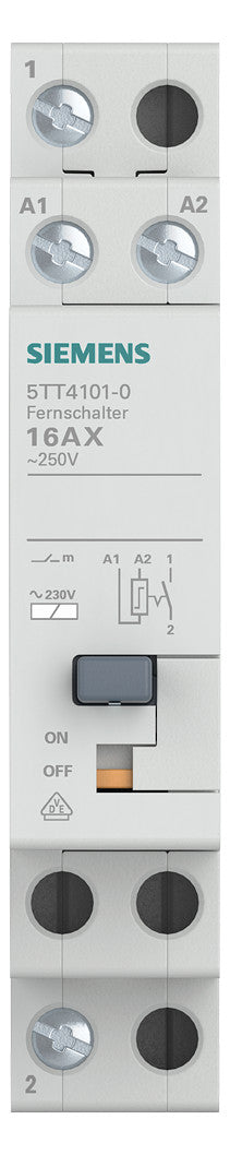 SIEMENS Stromstoßschalter 230VAC 1TE 16A 5TT4101-0 250V REG mech.Schalt