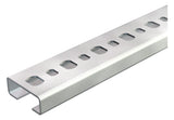 BETTERMANN C-Profilschiene ST 11mm D1mm CL2510P2000FS 2000x25x10mm Rück_gel