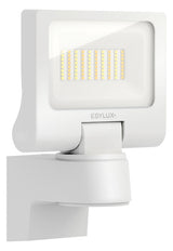 ESYLUX LED-Wandstrahler 10W Konv 1LED ws SUNJA FL TR 1300 827/840 WH 2700-4000K