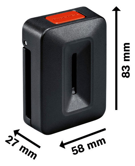 BOSCH-EW Werkzeugtasche leer Kst Professional ProClick Holder 58x83x27mm