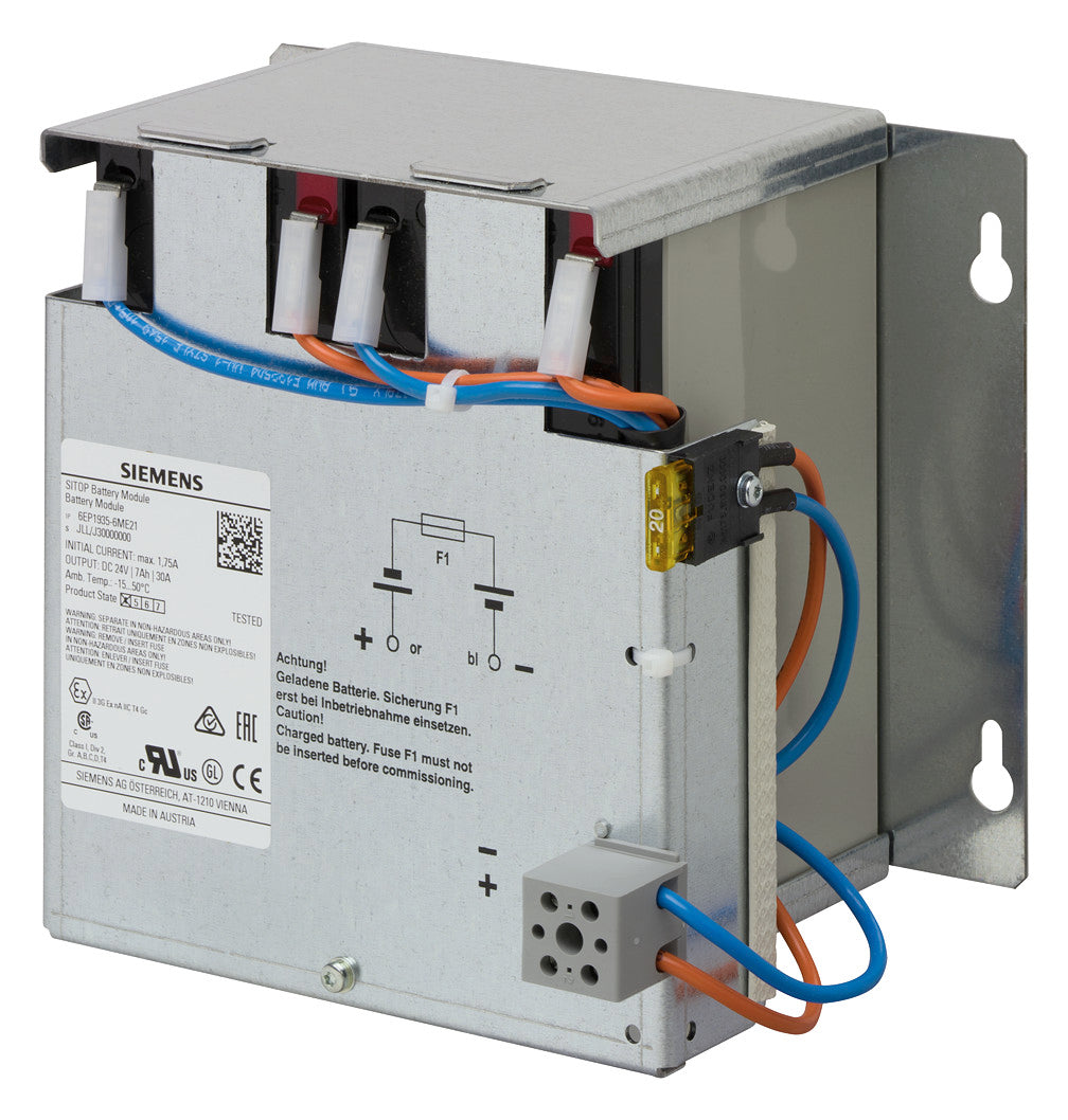 SIEMENS Akkupack 24V Blei 7000mAh 12zell SITOP 6EP1935-6ME21 121x168x186mm