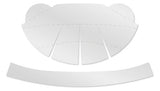 ESYLUX Linse sym direkt Kst 100x58x0,2mm WILMA LENS MASK STICKER