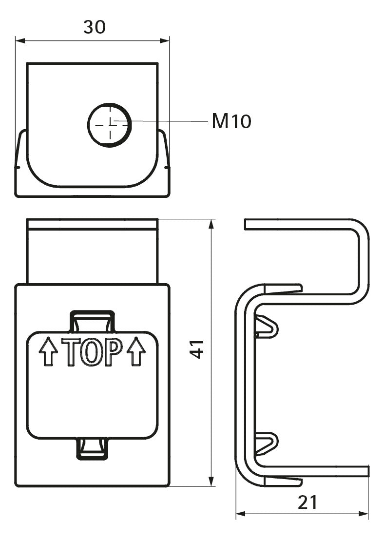 Walraven Gewindestangenverbinder sv 21x30x41 - M10 | 6455010
