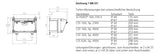 MENNEKES Steckdosen-Kombi Kst gr IP44 AMAXX 910005 3Steckd
