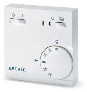 EBERLE Raumthermostat 230V 10A Öffner RTR-E 6181 IP30 Bimetall